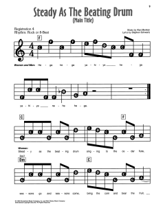 Steady As The Beating Drum (Main Title) von Alan Menken (Download) 