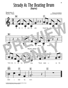 Steady As The Beating Drum (Reprise) von Alan Menken (Download) 