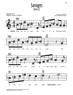 Savages (Part 1) von Alan Menken (Download) 