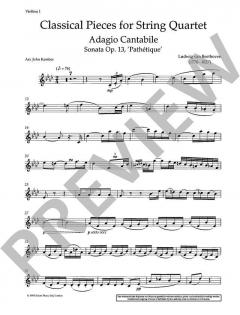 Klassische Stücke für Streichquartett im Alle Noten Shop kaufen