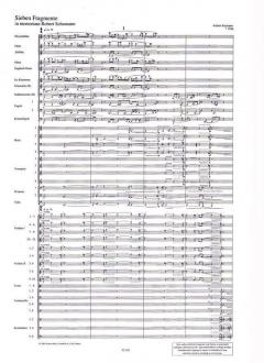 Sieben Fragmente für Orchester von Aribert Reimann im Alle Noten Shop kaufen