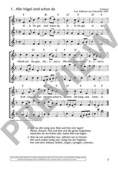 Die schönsten Volks- und Kinderlieder - Trioheft 