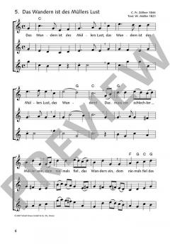 Die schönsten Volks- und Kinderlieder - Trioheft 