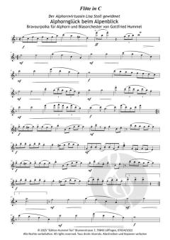 Bravourpolka für Alphorn und Blasorchester 