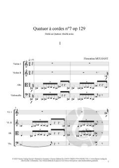 Quatuor à cordes no. 7 op. 129 von Florentine Mulsant 
