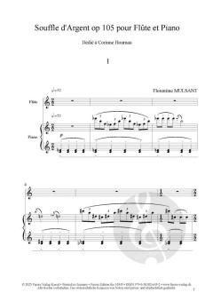 Souffle d'Argent op. 105 von Florentine Mulsant 