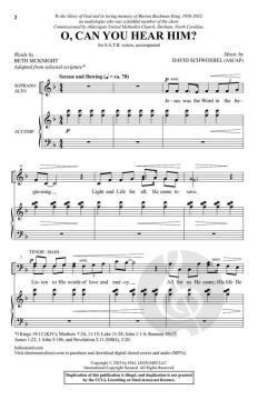 O, Can You Hear Him? von David Schwoebel 