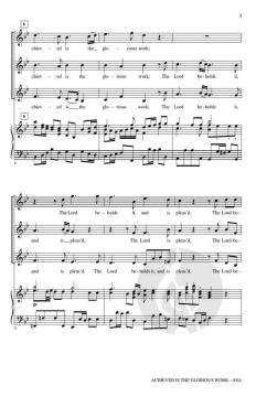 Achieved Is the Glorious Work von Joseph Haydn 