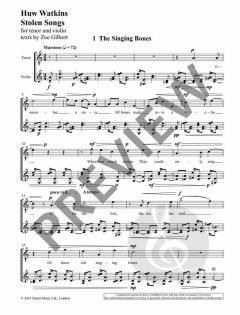 Stolen Songs  von Huw Watkins 