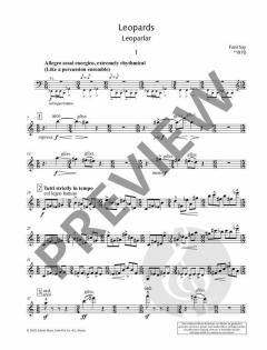 Leopards op. 103  von Fazil Say 