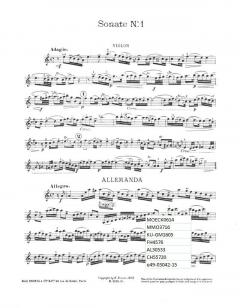 1. Sonate a-Moll op. 3 von Jean-Marie LeClair 