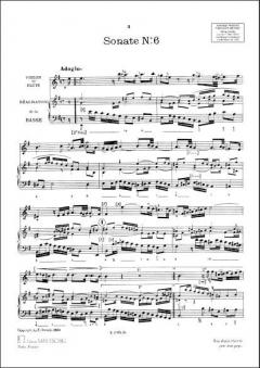 6. Sonate e-Moll op. 3 von Jean-Marie LeClair 