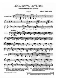 Le Carnaval de Venise op. 119 von Charles Jean-Baptiste Dancla 