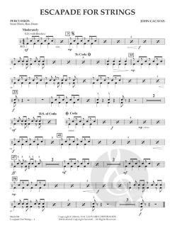 Escapade for Strings von John Cacavas 