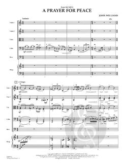 A Prayer for Peace von John Williams 