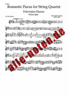 Romantic Pieces for String Quartet 