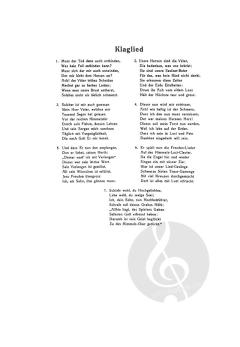 Mit Fried und Freud ich fahr dahin / Klaglied, BuxWV 76a/76b (Dietrich Buxtehude) 