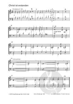 Christ ist erstanden (Choralbearbeitungen zu Ostern, Himmelfahrt und Pfingsten) von Walther Haffner 