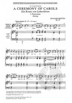 A Ceremony Of Carols Op. 28 (Benjamin Britten) 