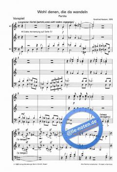 Zwei Choralpartiten und eine kleine Bläsermusik (Gottfried Neubert) 