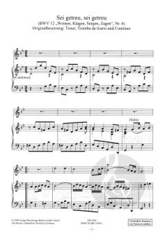 Vier Kantatensätze für Trompete und Orgel von Johann Sebastian Bach im Alle Noten Shop kaufen