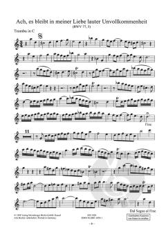 Vier Kantatensätze für Trompete und Orgel von Johann Sebastian Bach im Alle Noten Shop kaufen