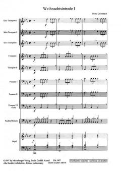 Weihnachtsmusik für Blechbläser, Orgel und Schlagwerk 