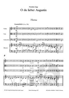 O du lieber Augustin (Friedrich Zipp) 