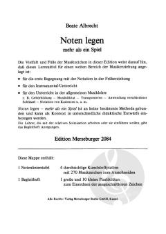 Noten legen von Beate Albrecht im Alle Noten Shop kaufen