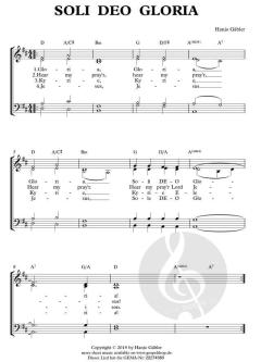 Soli Deo Gloria von Hanjo Gäbler (Download) 