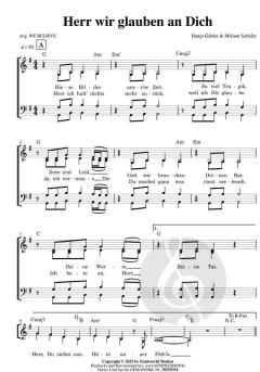 Herr wir glauben an Dich von Hanjo Gäbler (Download) 