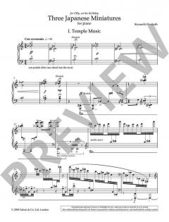 Three Japanese Miniatures von Kenneth Hesketh 