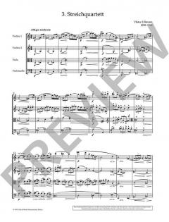 3. Streichquartett op. 46 von Viktor Ullmann im Alle Noten Shop kaufen