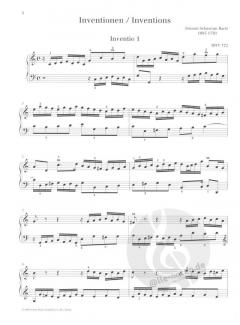 Inventionen BWV 772-801 von Johann Sebastian Bach 