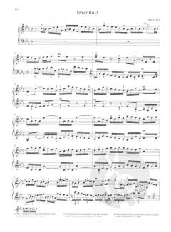 Inventionen BWV 772-801 von Johann Sebastian Bach 