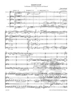 Quintett Es-Dur op. 4 von Franz von Hoesslin 