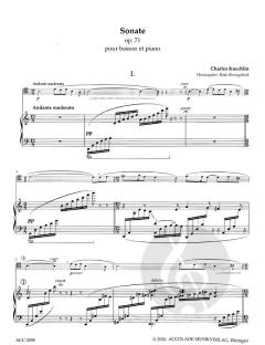 Sonate op. 71 von Charles Koechlin 