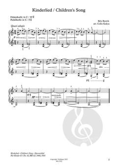 Ausgewählte Stücke von Béla Bartók 