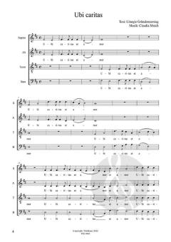 Chorsätze für den gottesdienstlichen Gebrauch von Claudia Mnich 