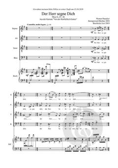 Der Herr segne dich von Werner Parecker 