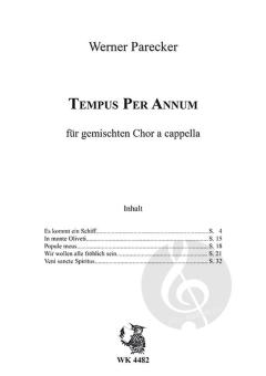 Der Jahreskreis (Tempus Per Annum) 1 von Werner Parecker 