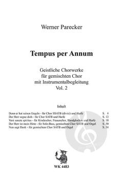 Der Jahreskreis (Tempus Per Annum) 2 von Werner Parecker 