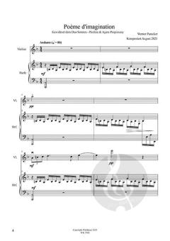 Poeme d'imagination von Werner Parecker 