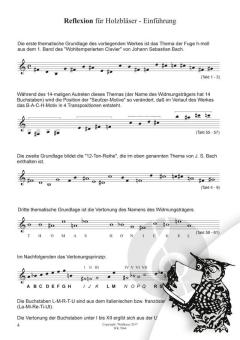 Reflexion für Holzbläser von Horst-Hans Bäcker 