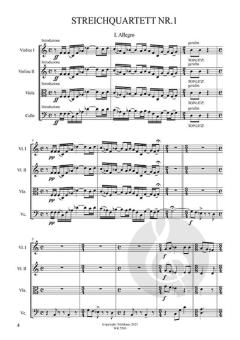 Streichquartett Nr. 1 von Tobias van de Locht 