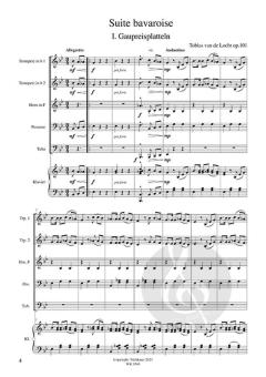 Suite bavaroise op. 101 von Tobias van de Locht 
