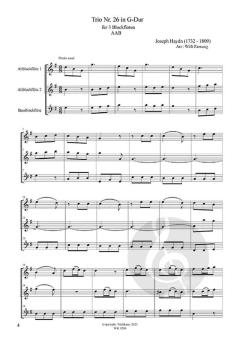Trio Nr. 26 von Joseph Haydn 