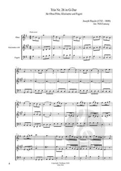 Trio Nr. 26 von Joseph Haydn 