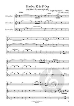 Trio Nr. 83 von Joseph Haydn 
