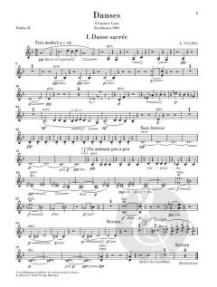 Danses von Claude Debussy 